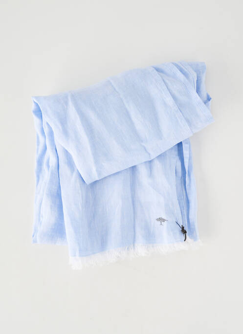 Foulard coutures renforcées bleu FYNCH-HATTON unisexe
