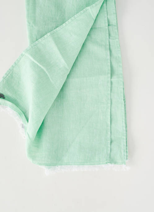 Foulard coutures renforcées vert FYNCH-HATTON unisexe