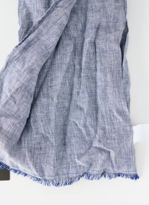 Foulard coutures renforcées bleu FYNCH-HATTON unisexe