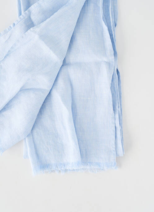 Foulard coutures renforcées bleu clair FYNCH-HATTON unisexe