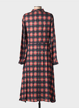 Robe mi-longue manches longues manches longues orange LA FIANCÉE femme