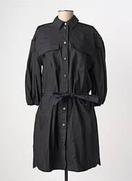 Robe courte manches 3/4 manches 3/4 noir NÜ femme