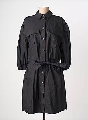 Robe courte manches 3/4 manches 3/4 noir NÜ femme