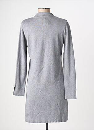 Robe pull tissage chiné manches longues gris LES TROPEZIENNES PAR M.BELARBI femme