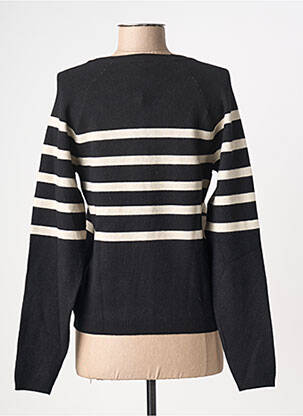 Gilet manches longues stretch noir CREAM femme