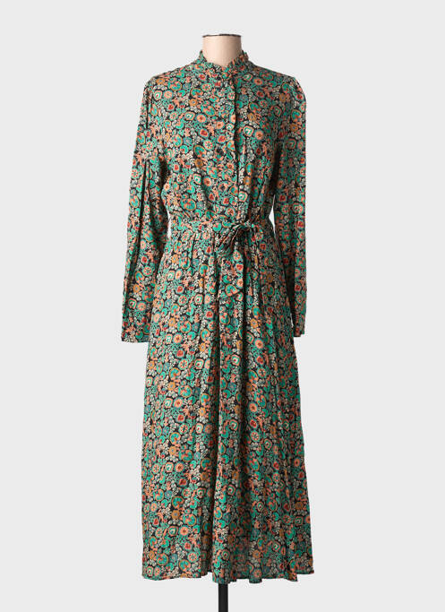 Robe longue manches longues manches longues noir C'EST BEAU LA VIE femme