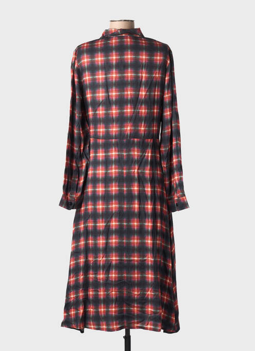 Robe mi-longue manches longues manches longues orange LA FIANCÉE femme