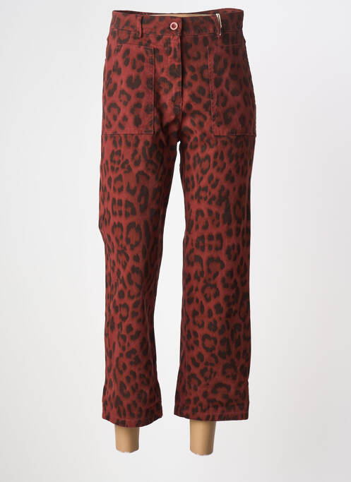 Jeans coupe droite orange EMABLUES femme