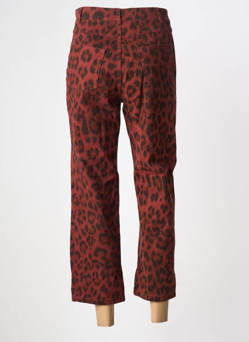 Jeans coupe droite orange EMABLUES femme