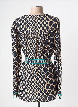 Top coupe cintrée manches longues beige TUZZI femme