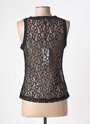 Top stretch sans manche noir EVA KAYAN femme