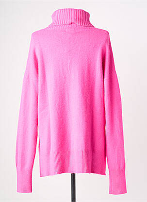 Pull col roulé stretch manches longues rose MPC (MA PETITE CAPSULE) femme