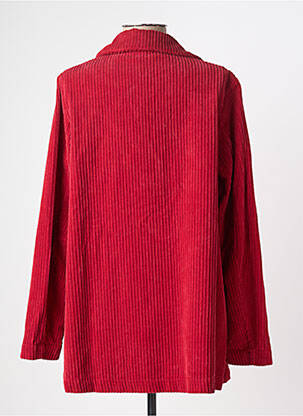 Manteau court coupe droite sans capuche rouge MES SOEURS ET MOI femme