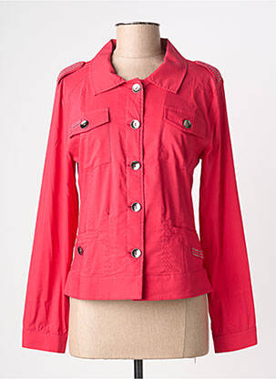 Veste casual poches rouge DOLCEZZA femme
