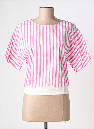 Top manches courtes manches courtes rose ELEMENTE CLEMENTE femme