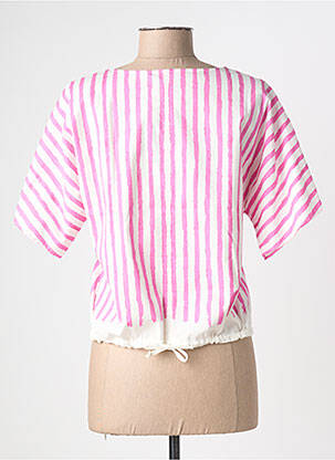 Top manches courtes manches courtes rose ELEMENTE CLEMENTE femme