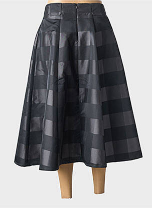 Jupe longue fermeture zippée au dos gris ECHAPPEES BELLES femme