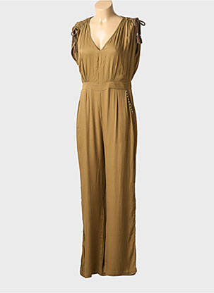 Combi-pantalon coupe cintrée sans manche vert EVA KAYAN femme
