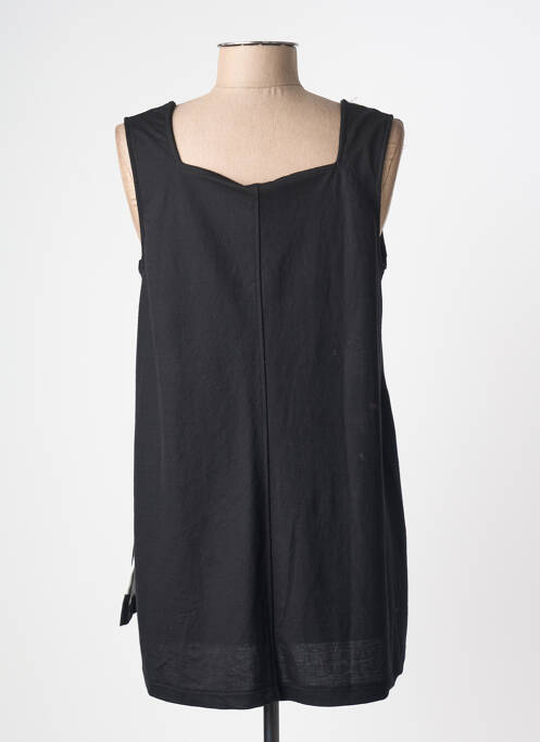 Tunique sans manche coupe asymétrique noir G!OZE femme