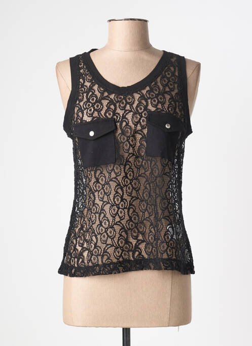 Top stretch sans manche noir EVA KAYAN femme