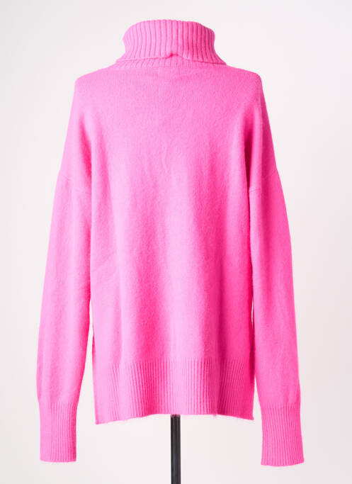 Pull col roulé stretch manches longues rose MPC (MA PETITE CAPSULE) femme
