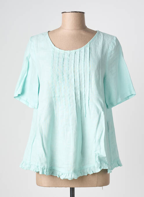 Blouse manches courtes manches courtes vert MES SOEURS ET MOI femme