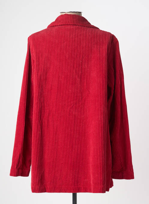 Manteau court coupe droite sans capuche rouge MES SOEURS ET MOI femme