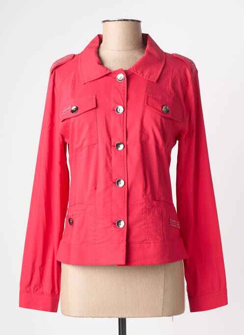 Veste casual poches rouge DOLCEZZA femme