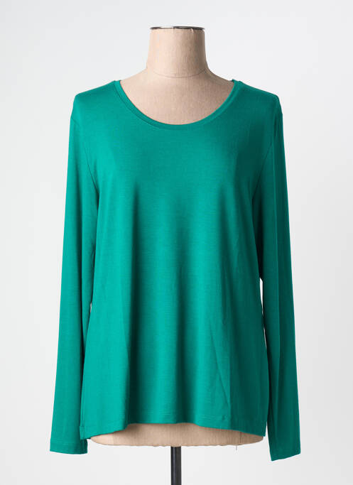 T-shirt manches longues manches longues vert DOLCEZZA femme