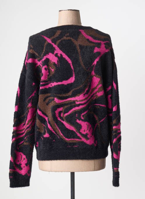 Gilet manches longues resserrée sur le bas noir EVA KAYAN femme