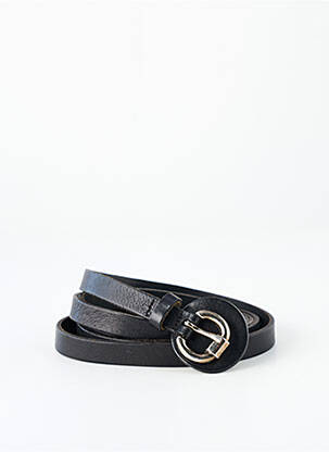Ceinture effet matière satinée noir ECHAPPEES BELLES femme
