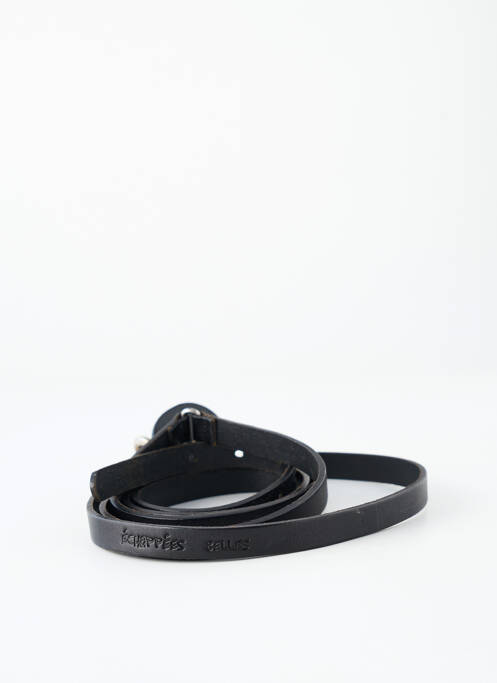 Ceinture effet matière satinée noir ECHAPPEES BELLES femme