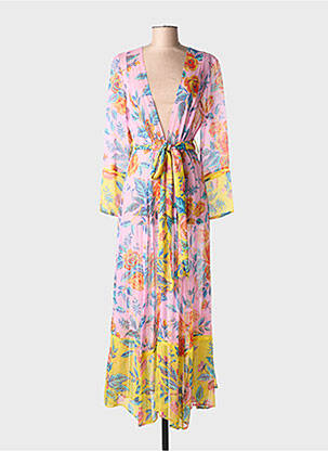 Robe de plage coupe fluide rose LEONE femme