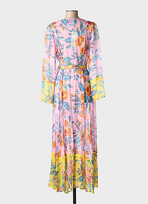 Robe de plage coupe fluide rose LEONE femme