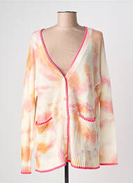 Gilet manches longues fermeture boutonnée sur le devant beige BRODIE femme