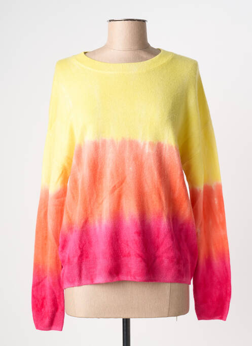 Pull jaune LES TRICOTS DE LÉA femme