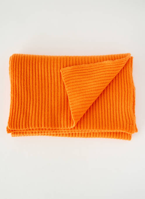 Echarpe stretch orange LES TRICOTS DE LÉA femme