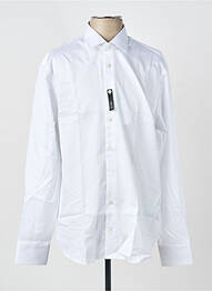 Chemise manches longues coupe cintrée blanc VAN LAACK homme