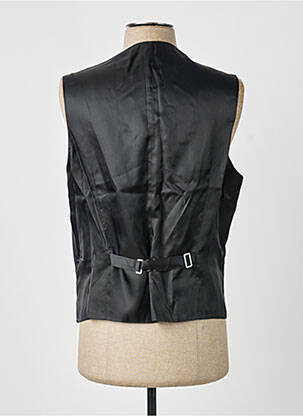 Gilet sans manche effet matière satinée bleu SCABAL homme