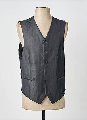 Gilet sans manche effet matière satinée gris SCABAL homme