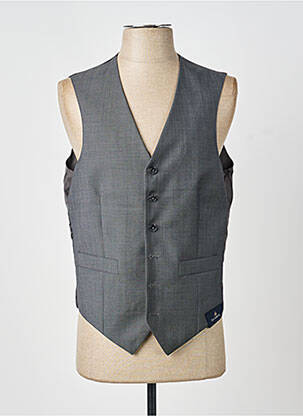 Gilet sans manche effet matière satinée gris SCABAL homme