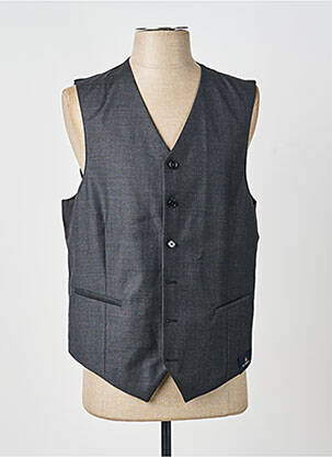 Gilet sans manche effet matière satinée gris SCABAL homme