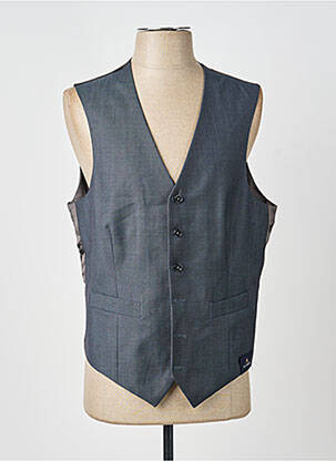 Gilet sans manche effet matière satinée gris SCABAL homme