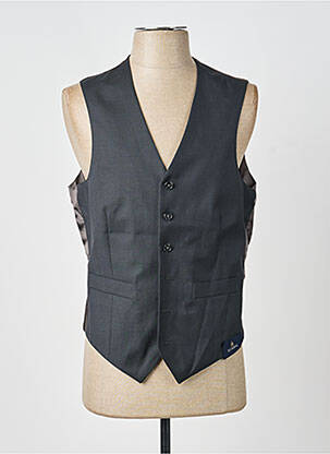 Gilet sans manche effet matière satinée gris SCABAL homme