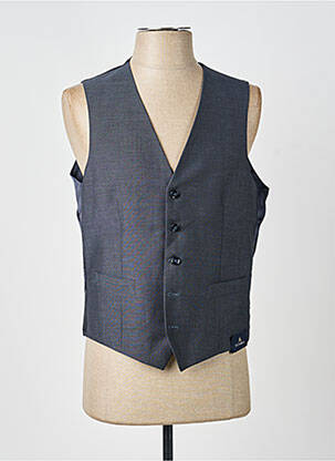 Gilet sans manche effet matière satinée gris SCABAL homme