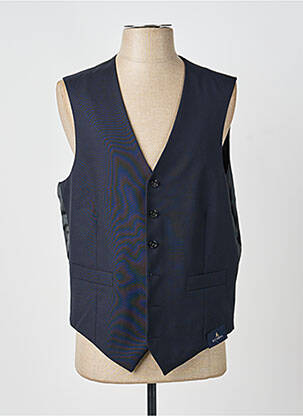 Gilet sans manche effet matière satinée noir SCABAL homme