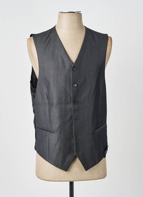 Gilet sans manche effet matière satinée gris SCABAL homme