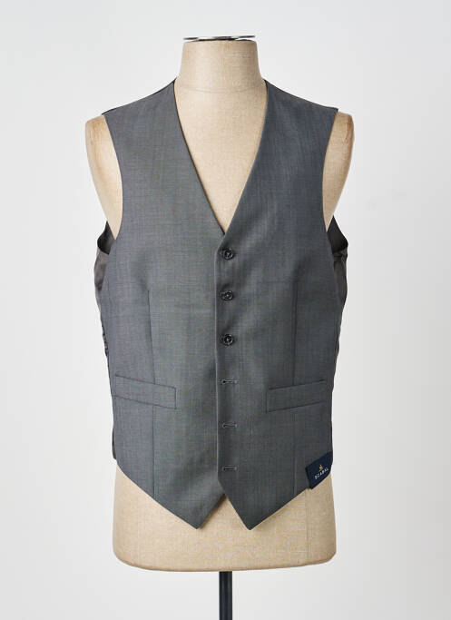 Gilet sans manche effet matière satinée gris SCABAL homme