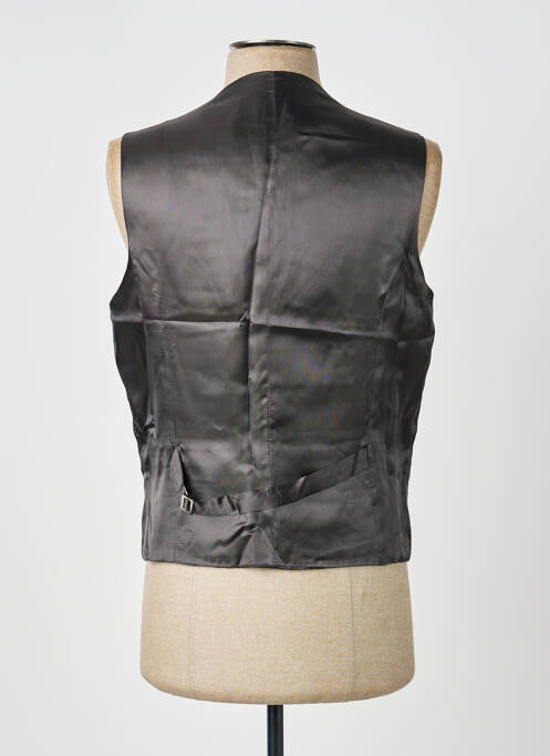 Gilet sans manche effet matière satinée gris SCABAL homme