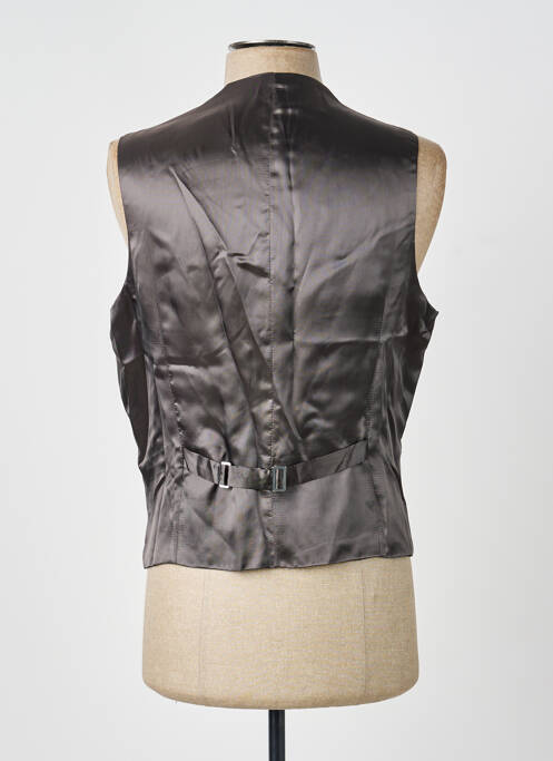 Gilet sans manche effet matière satinée gris SCABAL homme